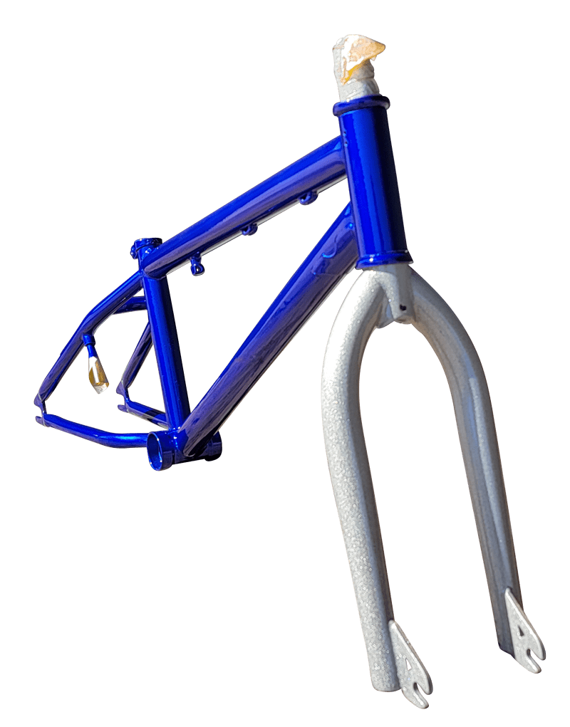 Bicycle powder coating